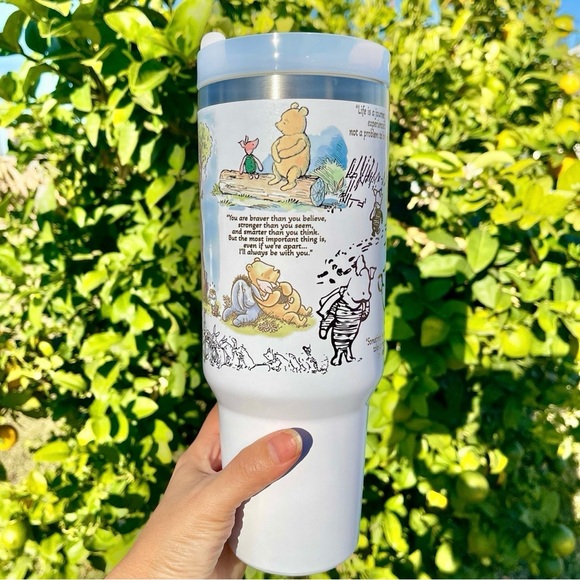 Disney Winnie the Pooh Brand new 40 oz double wall stainless travel office tumbl - Picture 5 of 6